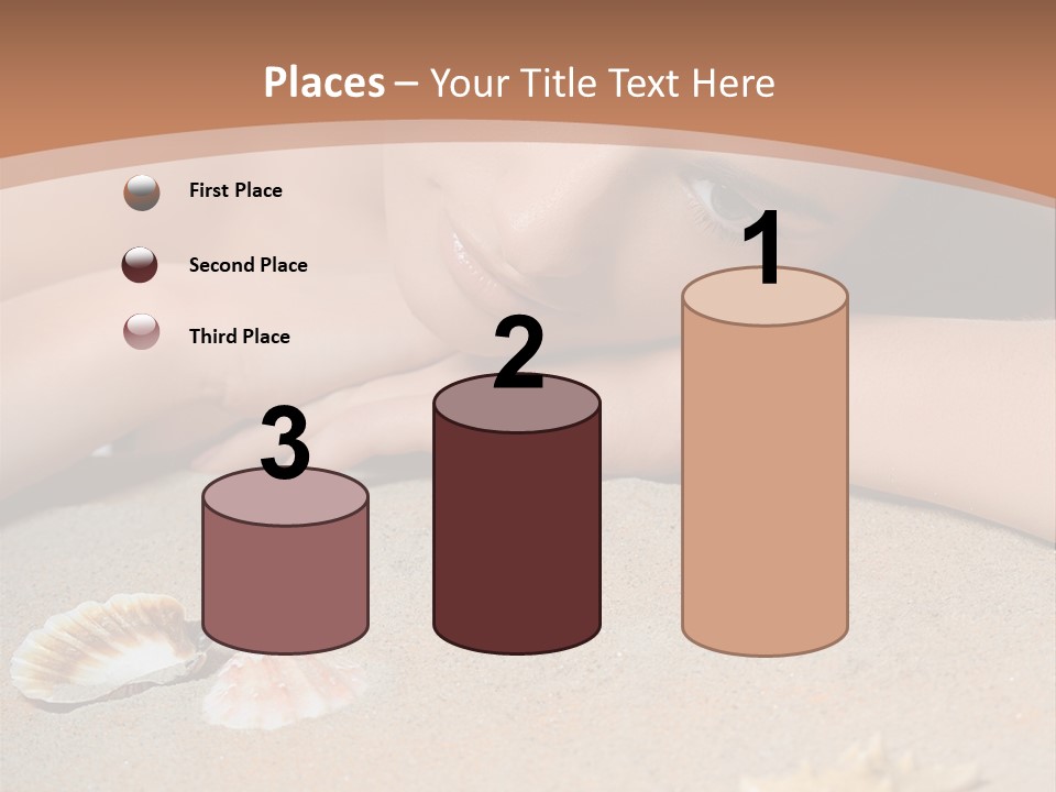 Peaceful Relax Beach PowerPoint Template