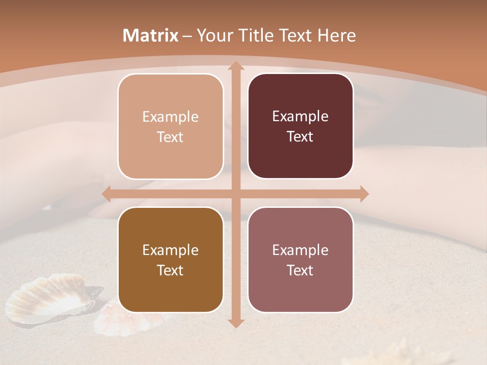 Peaceful Relax Beach PowerPoint Template