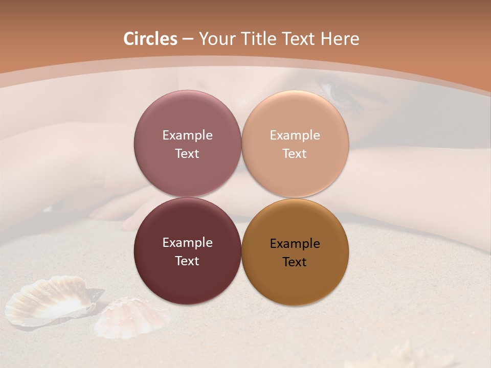 Peaceful Relax Beach PowerPoint Template