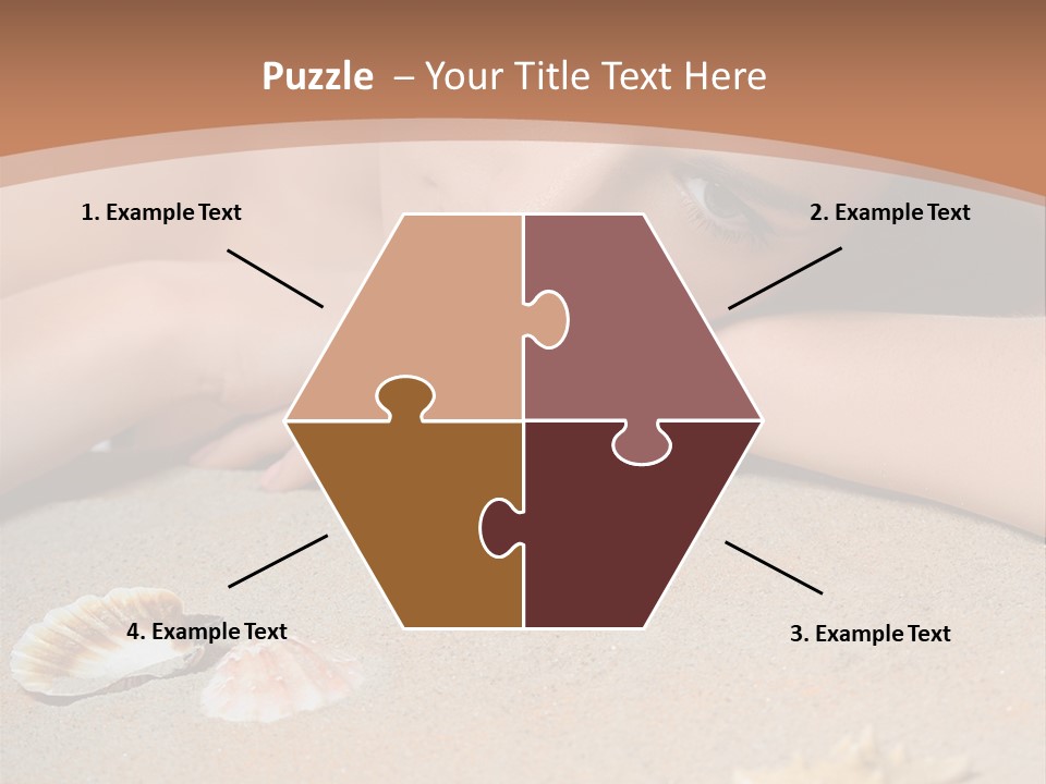 Peaceful Relax Beach PowerPoint Template