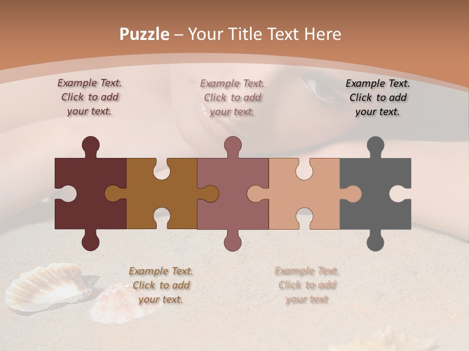 Peaceful Relax Beach PowerPoint Template