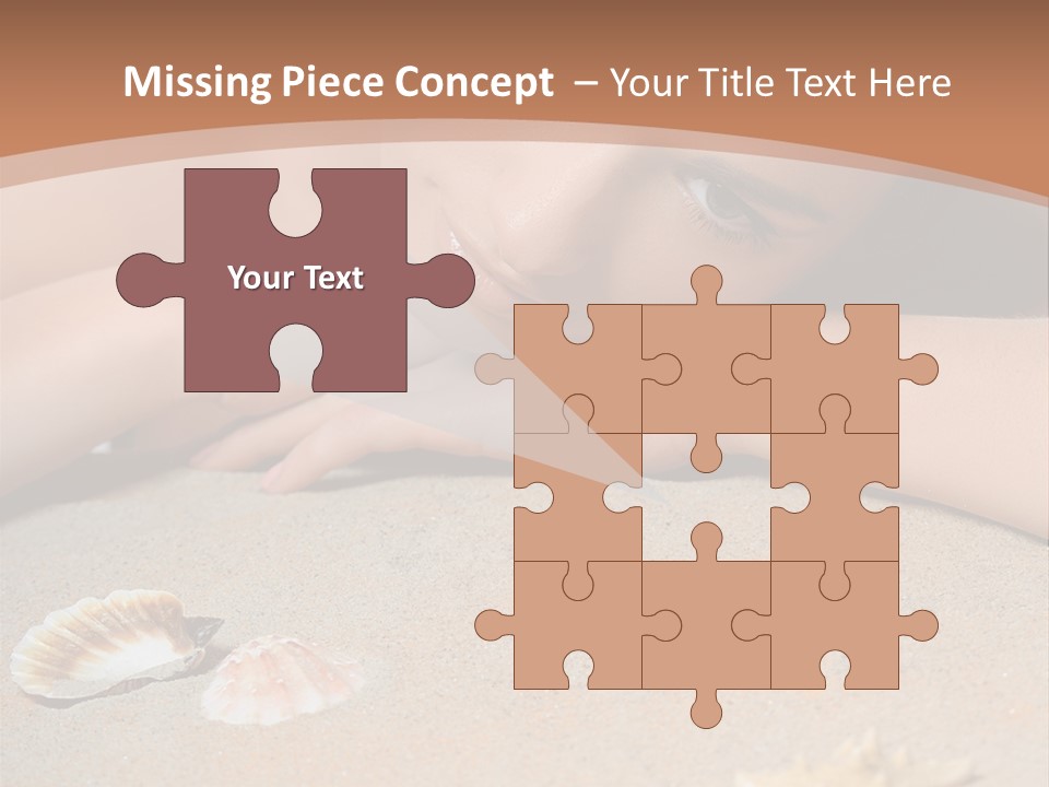 Peaceful Relax Beach PowerPoint Template