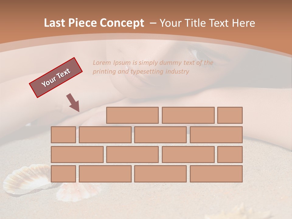 Peaceful Relax Beach PowerPoint Template