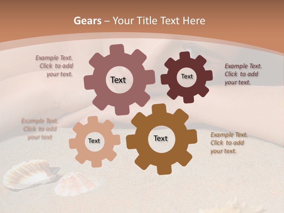 Peaceful Relax Beach PowerPoint Template