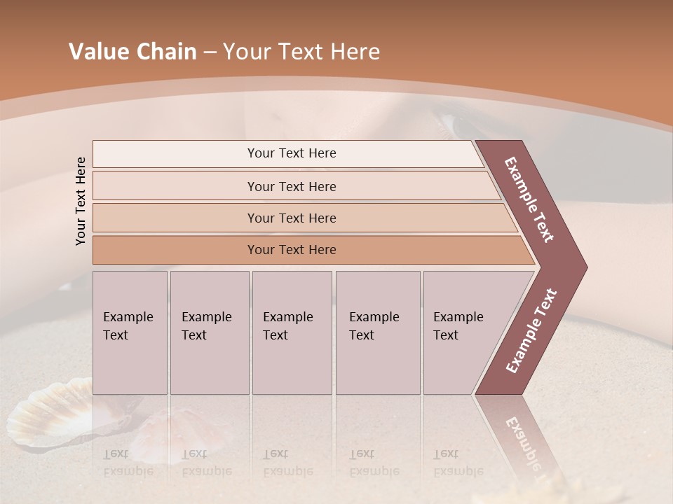 Peaceful Relax Beach PowerPoint Template