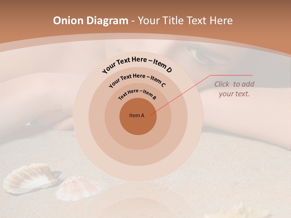 Peaceful Relax Beach PowerPoint Template