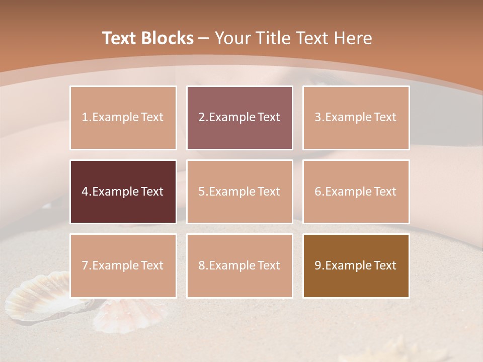 Peaceful Relax Beach PowerPoint Template