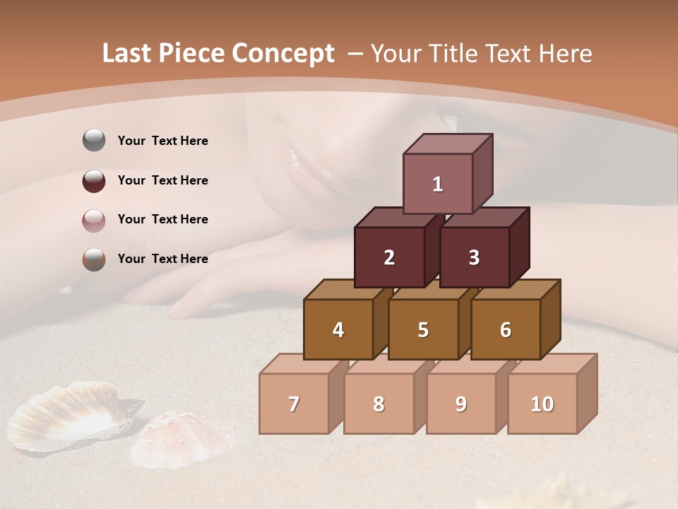 Peaceful Relax Beach PowerPoint Template