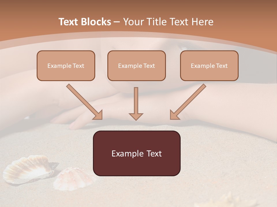 Peaceful Relax Beach PowerPoint Template