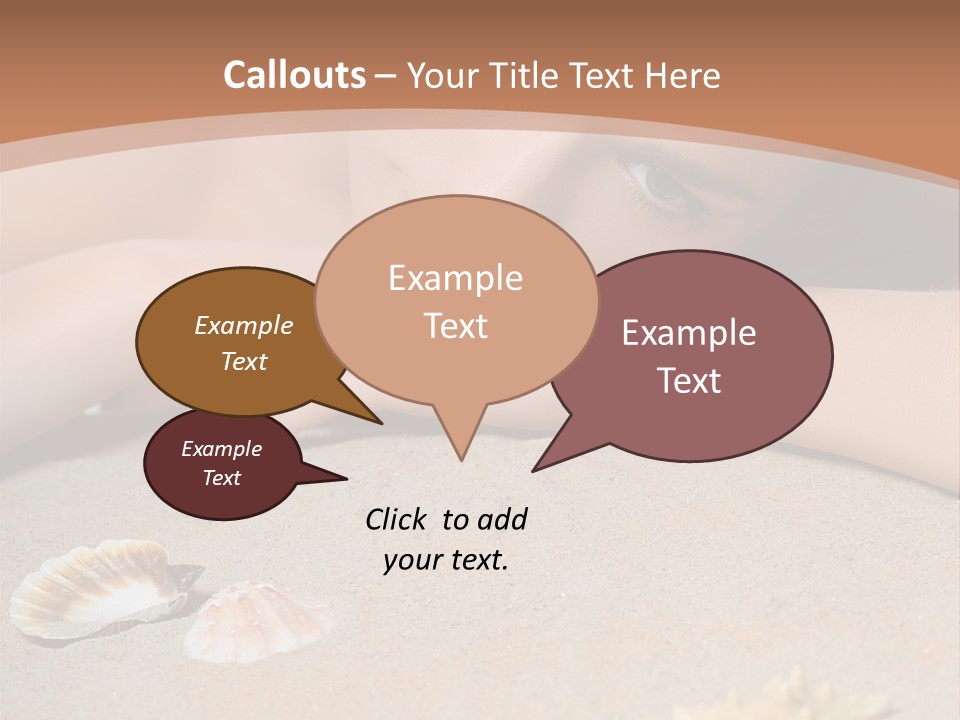 Peaceful Relax Beach PowerPoint Template