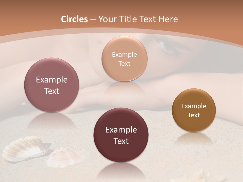 Peaceful Relax Beach PowerPoint Template