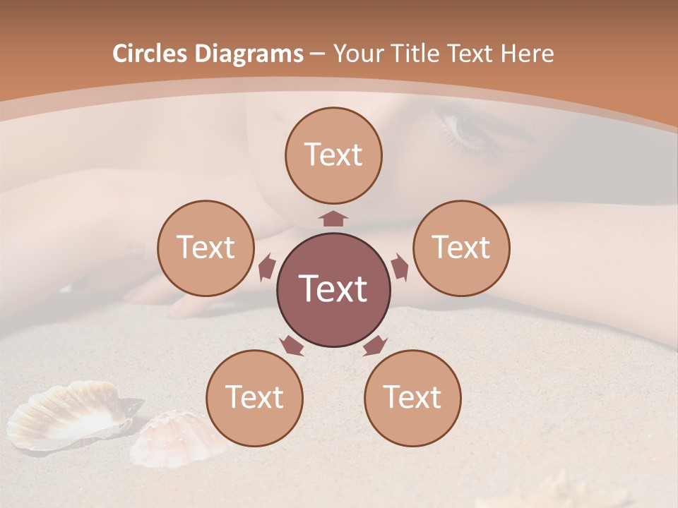 Peaceful Relax Beach PowerPoint Template