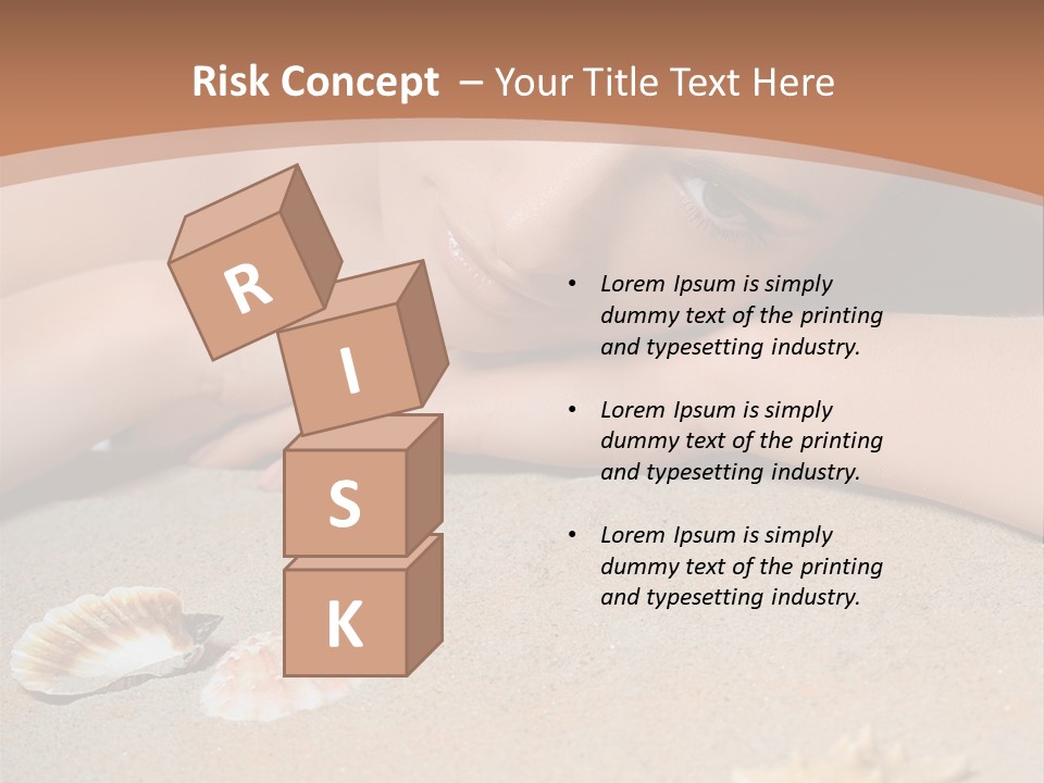 Peaceful Relax Beach PowerPoint Template