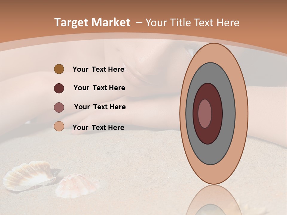 Peaceful Relax Beach PowerPoint Template