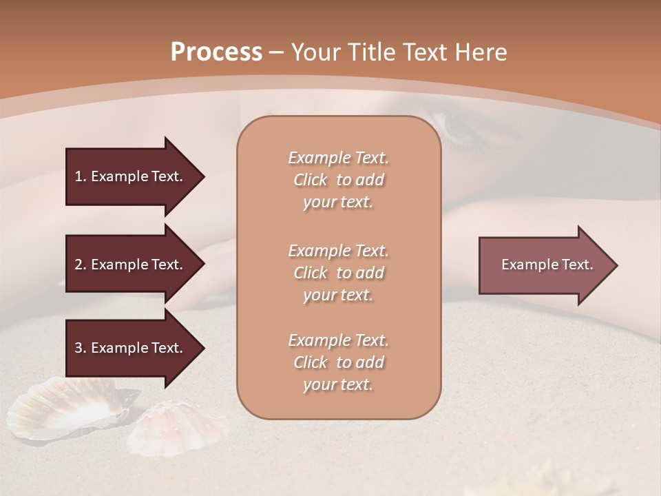 Peaceful Relax Beach PowerPoint Template