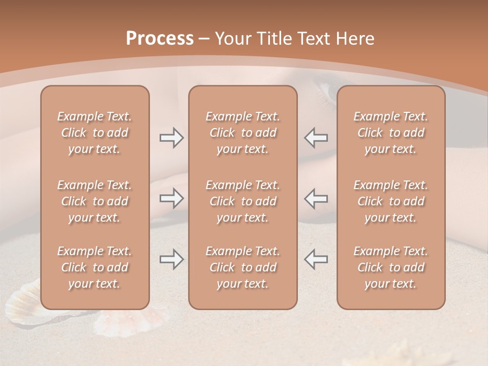 Peaceful Relax Beach PowerPoint Template