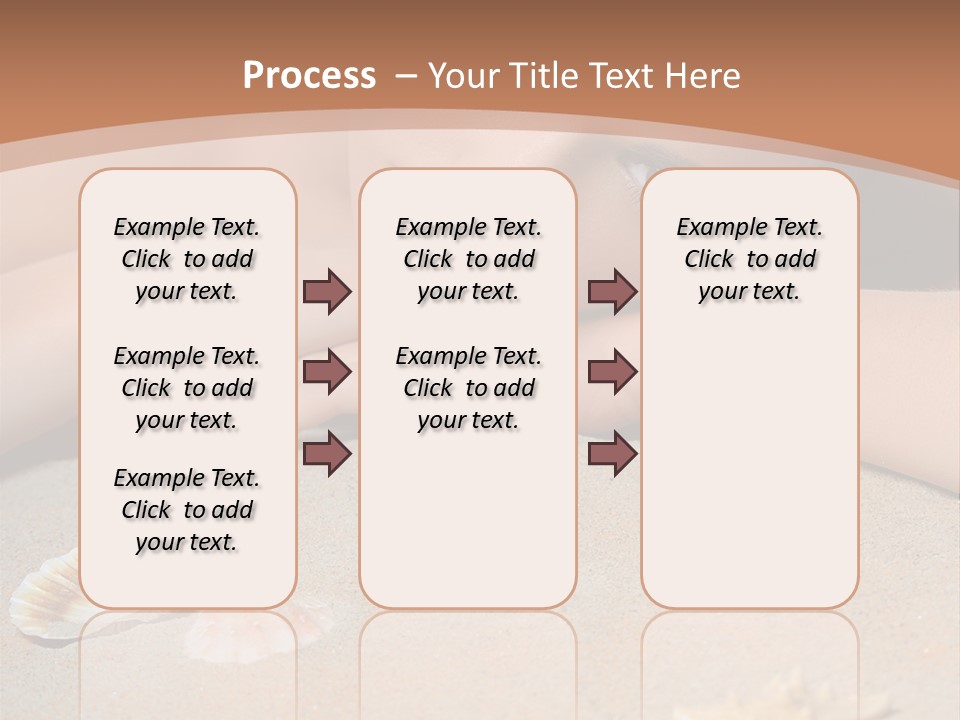 Peaceful Relax Beach PowerPoint Template