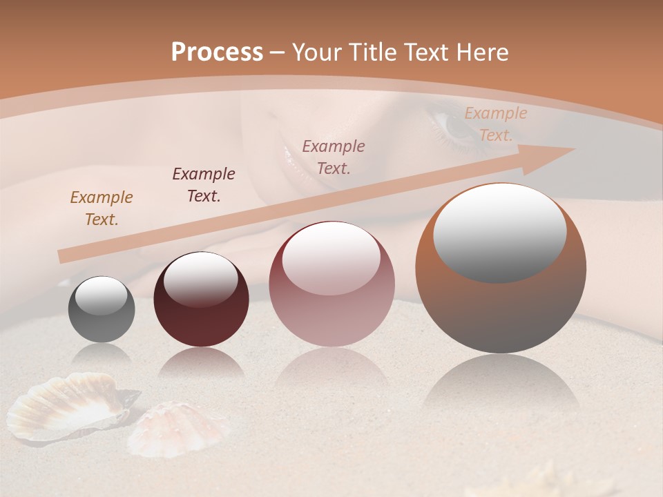 Peaceful Relax Beach PowerPoint Template