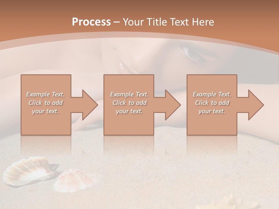 Peaceful Relax Beach PowerPoint Template