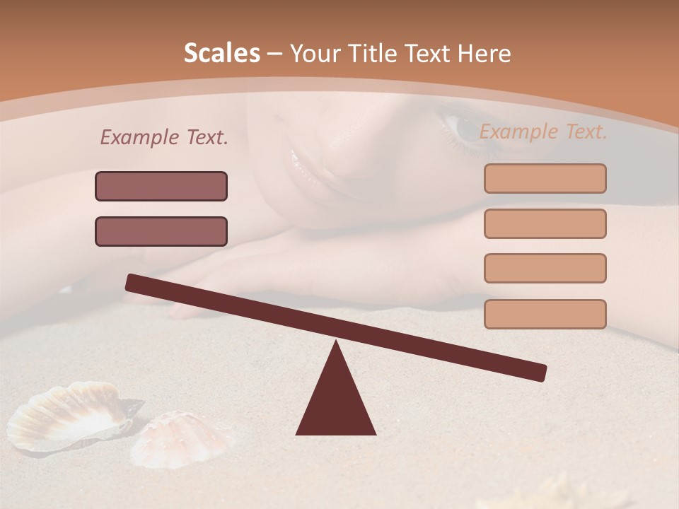 Peaceful Relax Beach PowerPoint Template