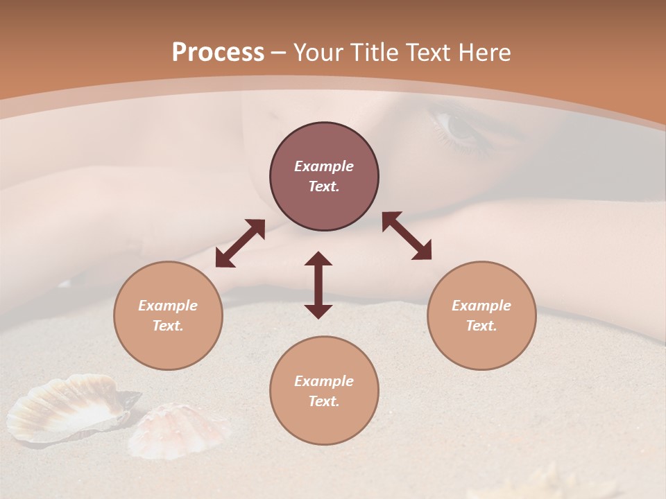 Peaceful Relax Beach PowerPoint Template