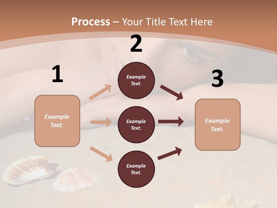 Peaceful Relax Beach PowerPoint Template