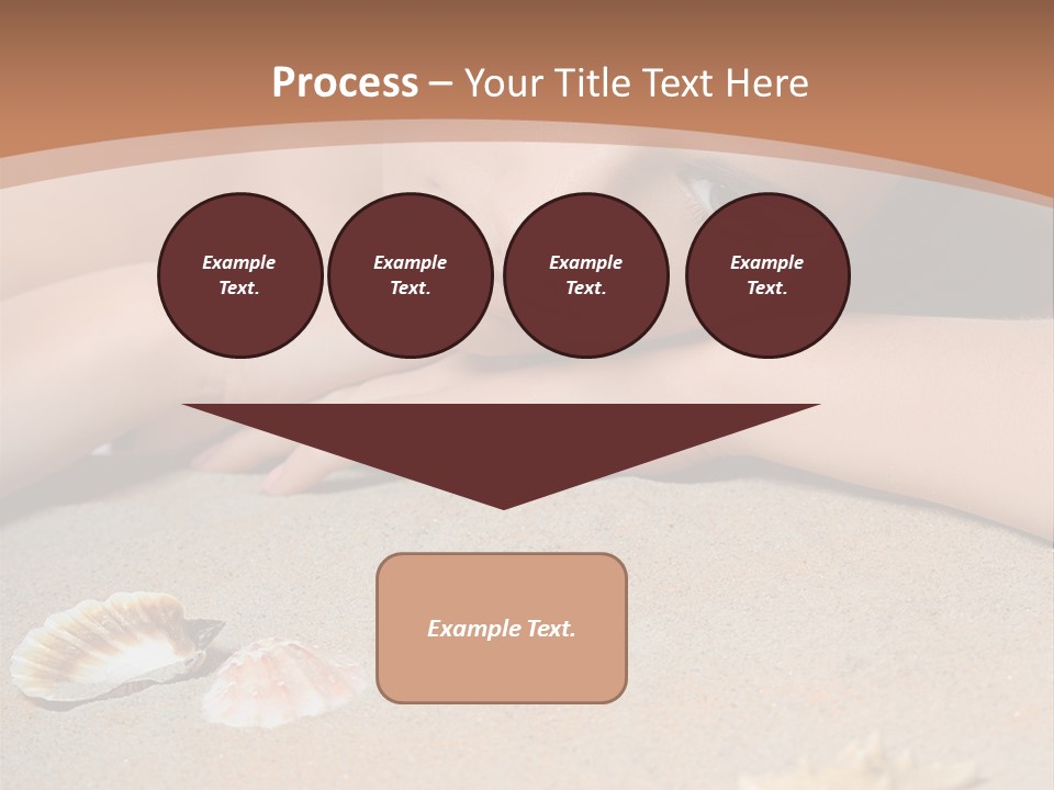 Peaceful Relax Beach PowerPoint Template