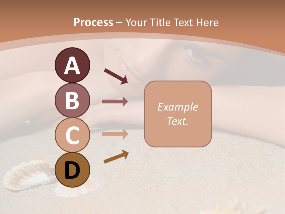 Peaceful Relax Beach PowerPoint Template