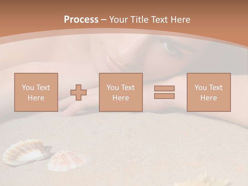 Peaceful Relax Beach PowerPoint Template