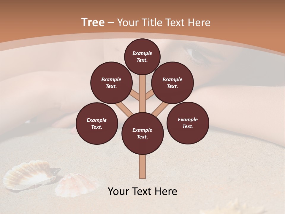 Peaceful Relax Beach PowerPoint Template