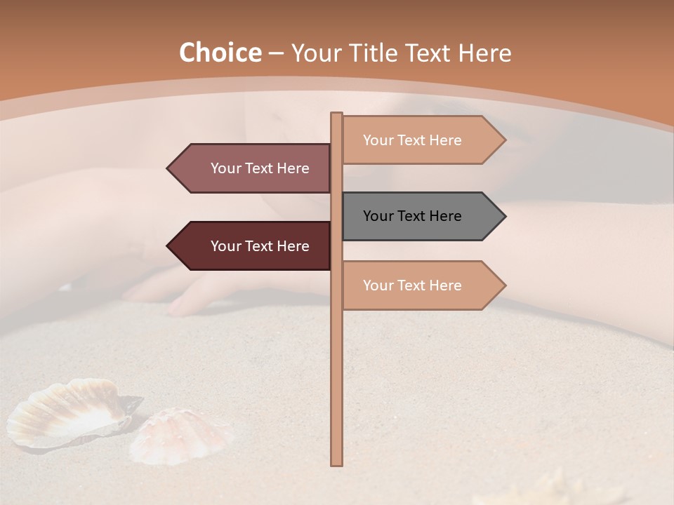 Peaceful Relax Beach PowerPoint Template