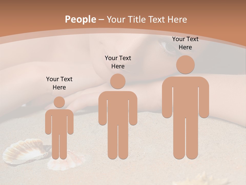 Peaceful Relax Beach PowerPoint Template