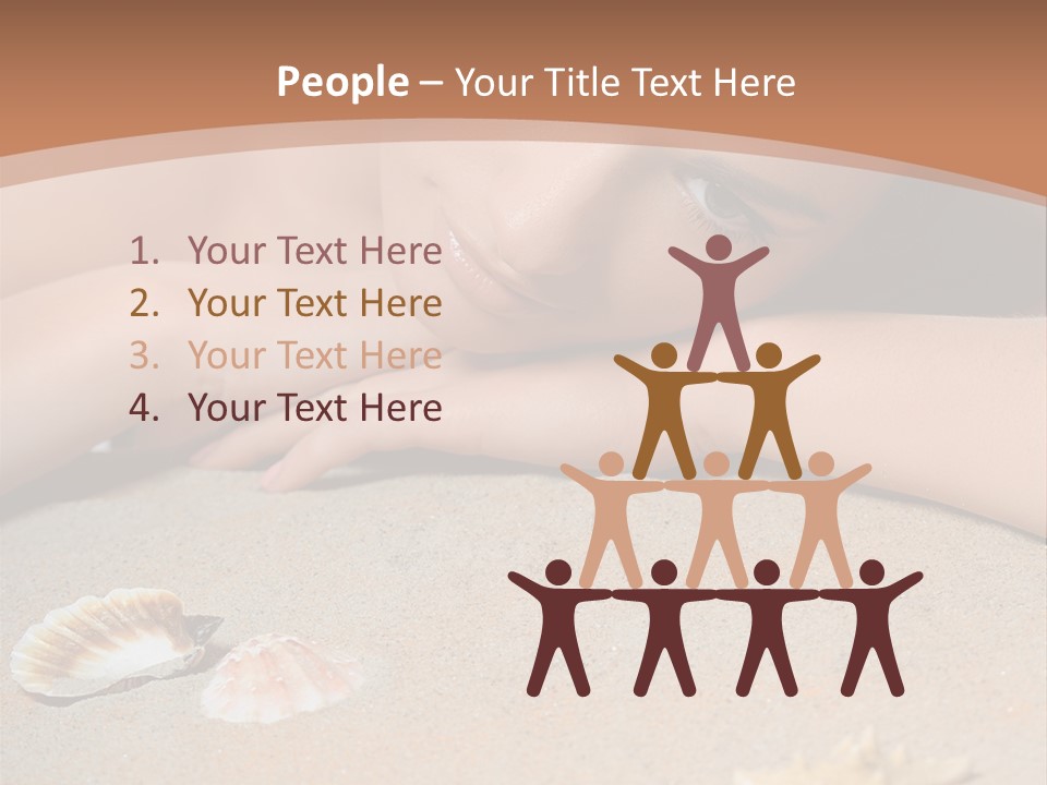 Peaceful Relax Beach PowerPoint Template