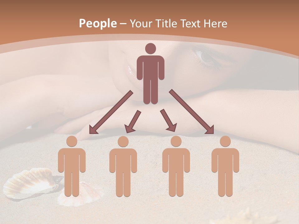 Peaceful Relax Beach PowerPoint Template