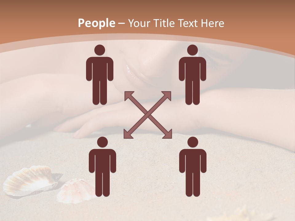 Peaceful Relax Beach PowerPoint Template