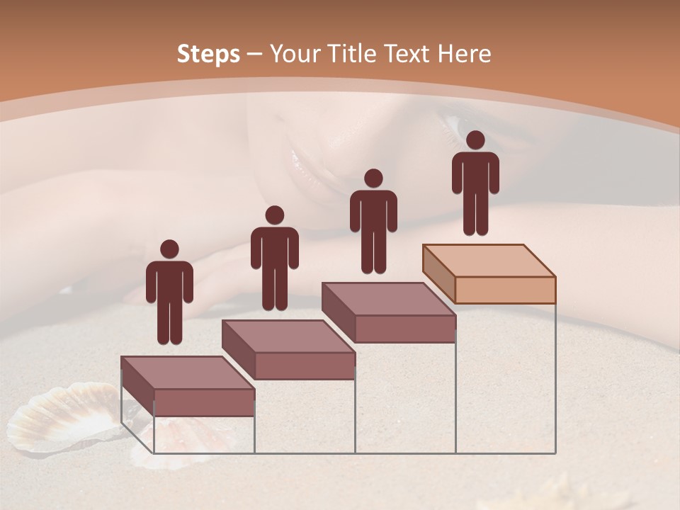 Peaceful Relax Beach PowerPoint Template