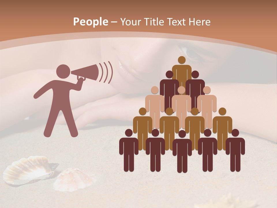 Peaceful Relax Beach PowerPoint Template