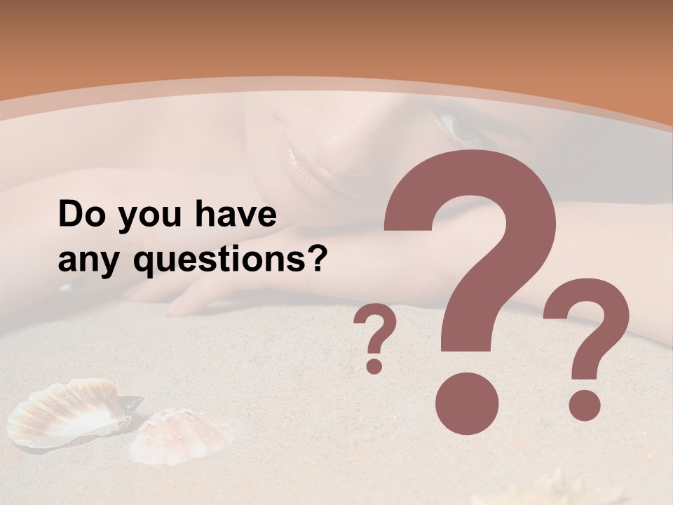 Peaceful Relax Beach PowerPoint Template