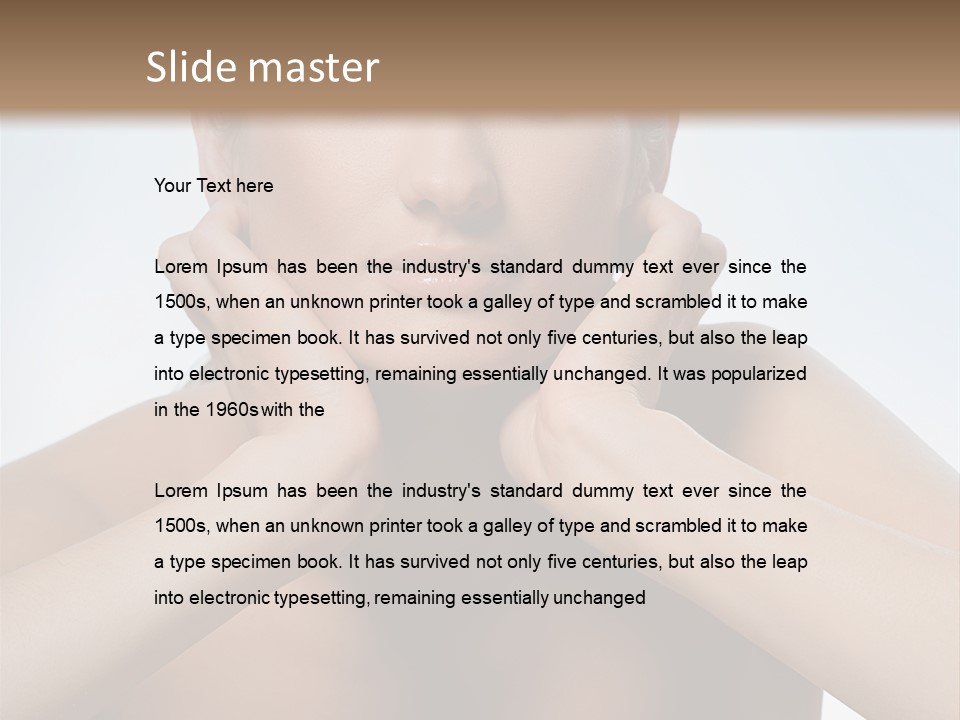 Summertime Bikini Happy PowerPoint Template