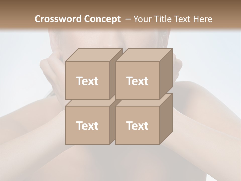 Summertime Bikini Happy PowerPoint Template