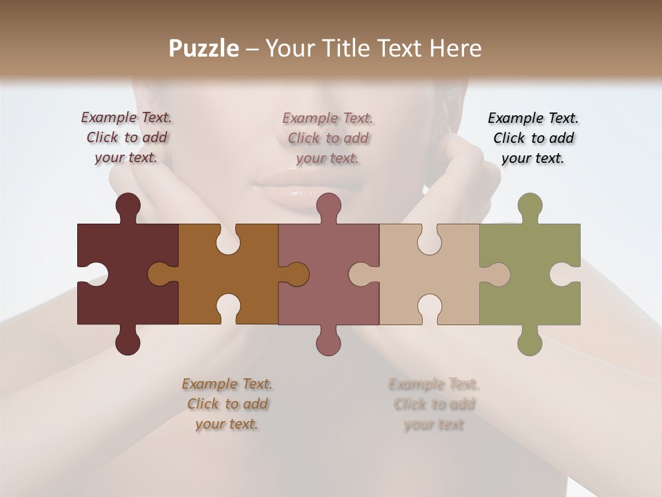 Summertime Bikini Happy PowerPoint Template