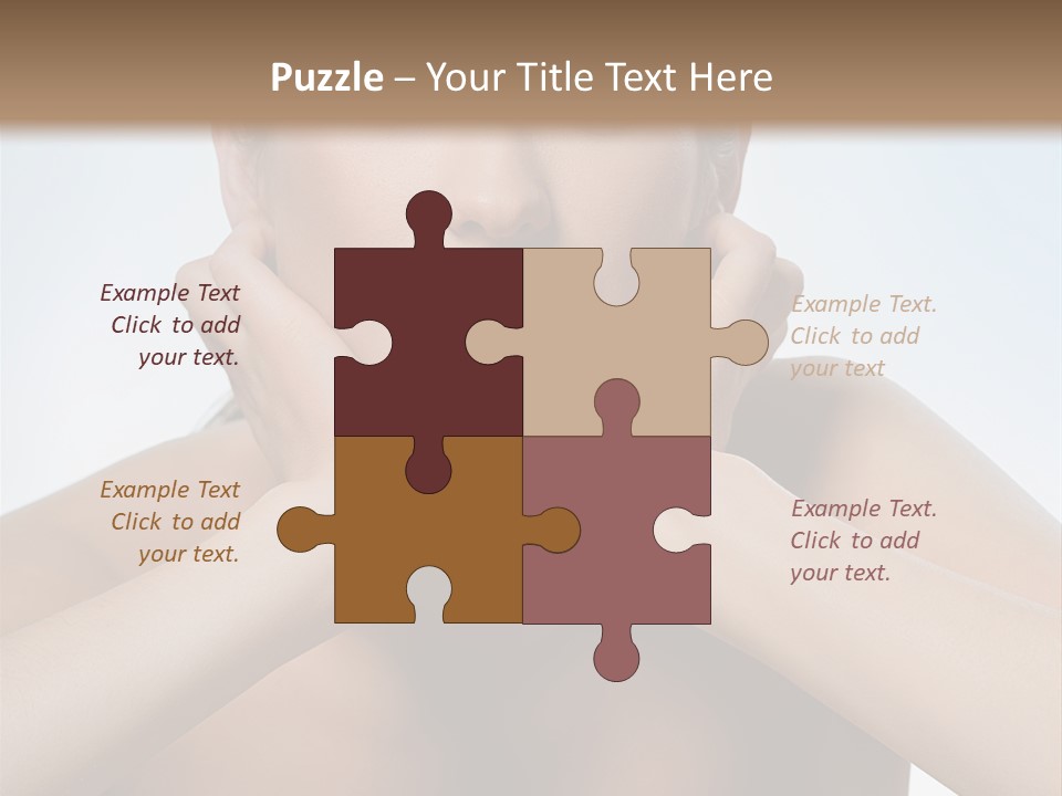 Summertime Bikini Happy PowerPoint Template