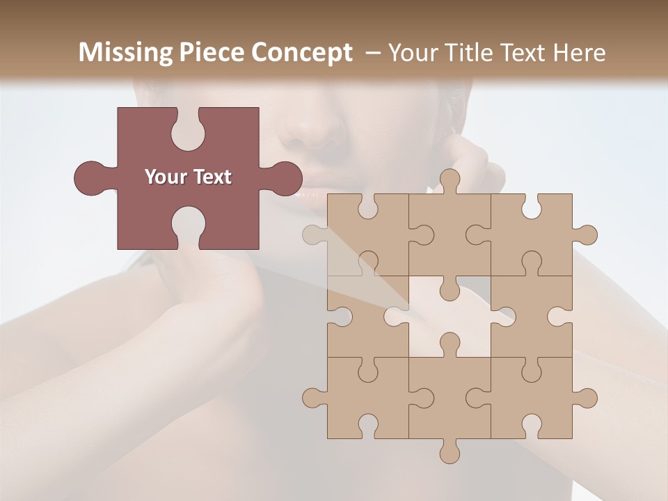 Summertime Bikini Happy PowerPoint Template