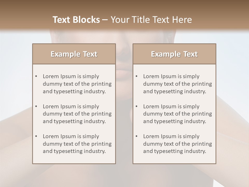 Summertime Bikini Happy PowerPoint Template