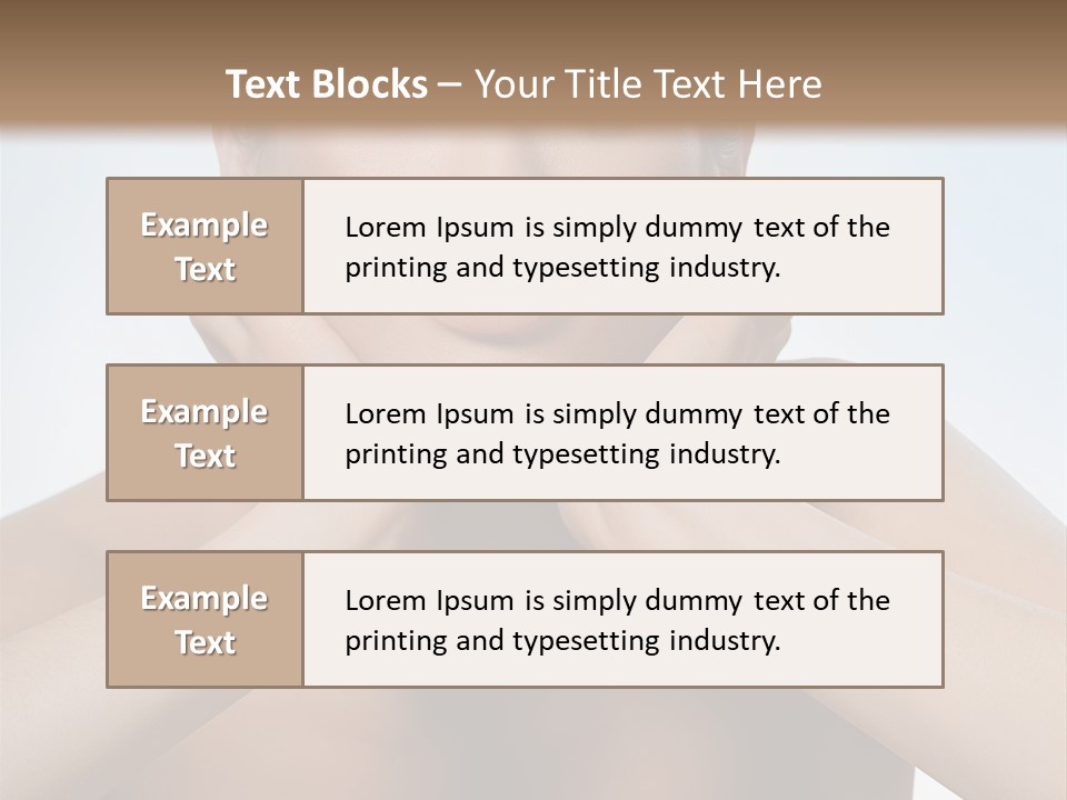 Summertime Bikini Happy PowerPoint Template