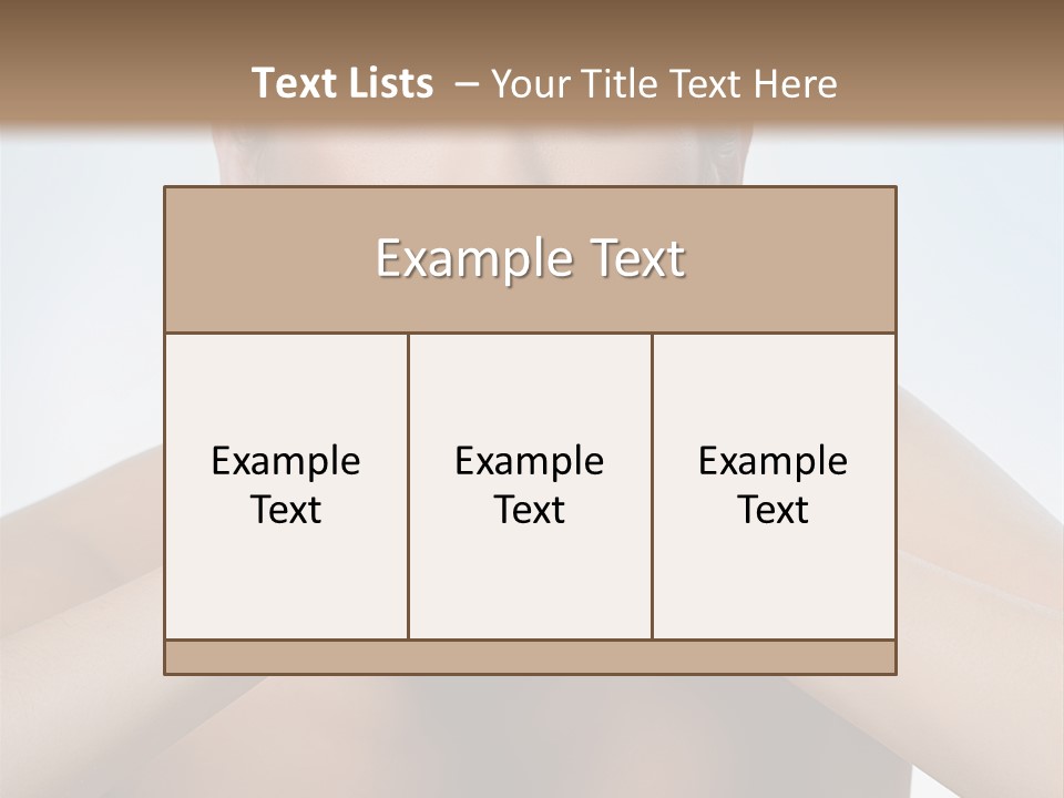 Summertime Bikini Happy PowerPoint Template