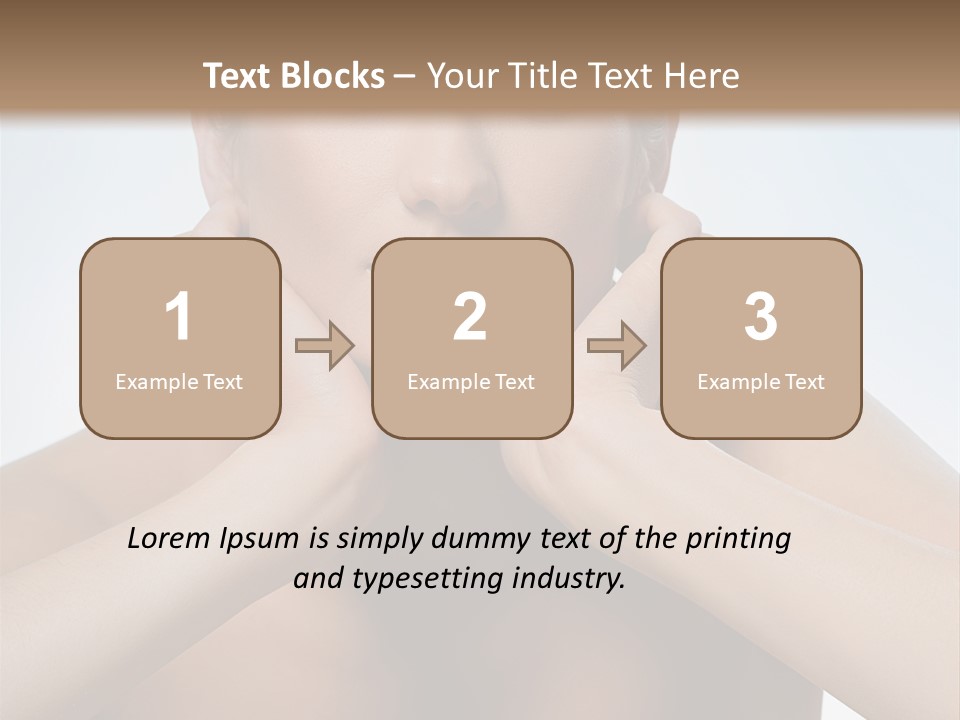 Summertime Bikini Happy PowerPoint Template