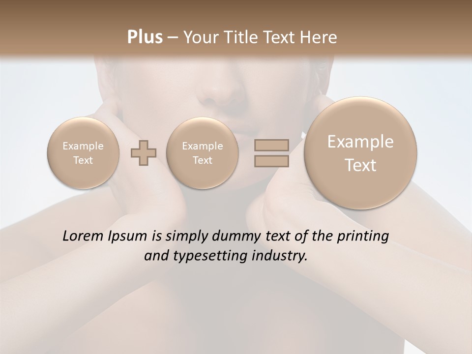 Summertime Bikini Happy PowerPoint Template