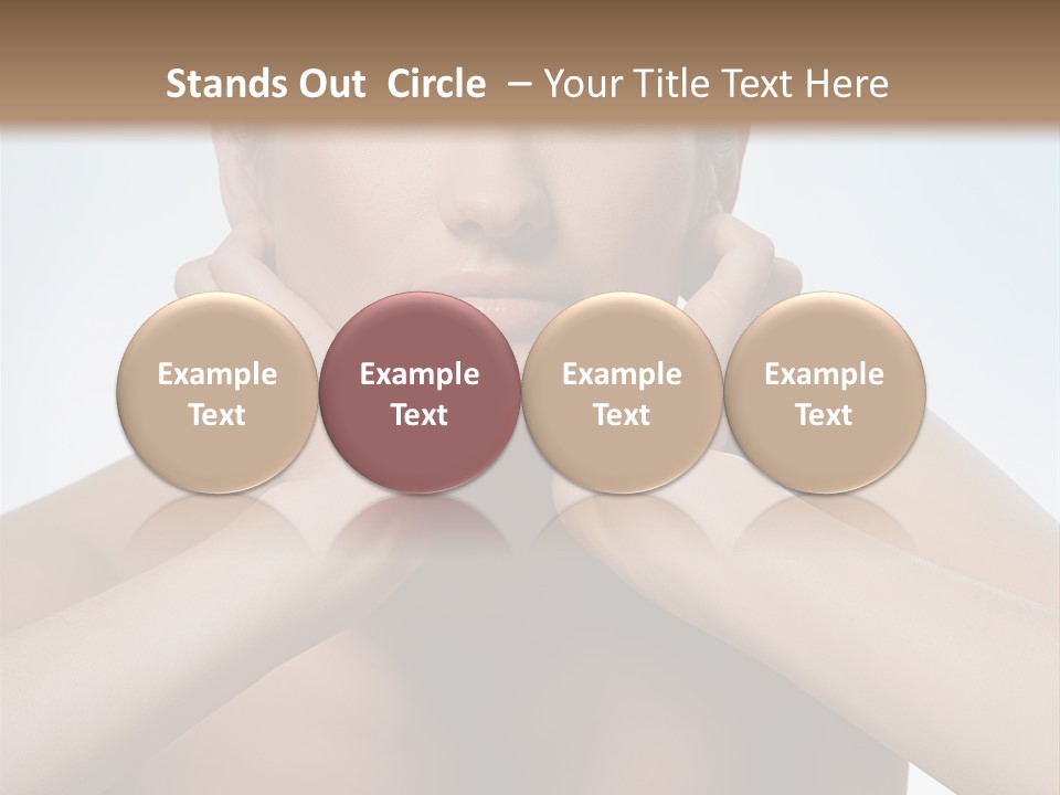 Summertime Bikini Happy PowerPoint Template