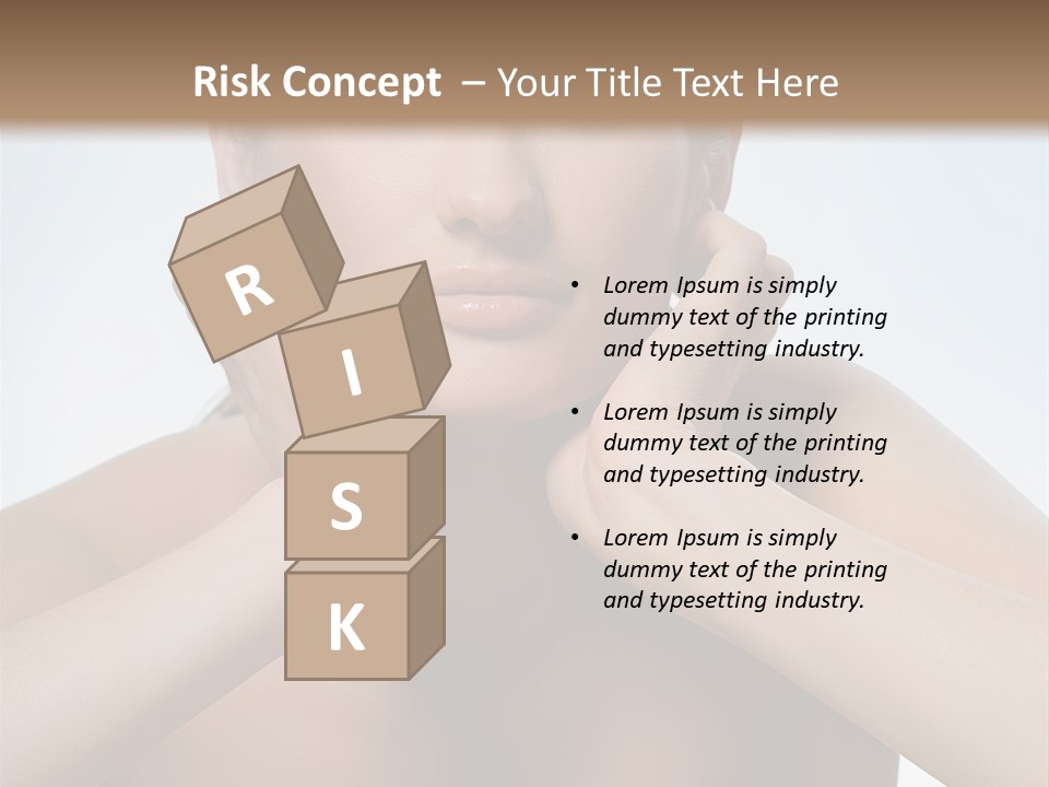 Summertime Bikini Happy PowerPoint Template